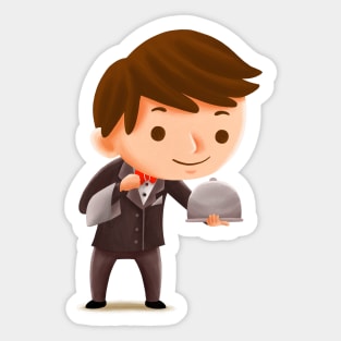 Kids Waiter Sticker